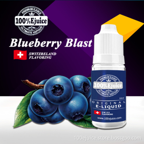 OEM Label Top Quality 10ml Blueberry Blast E Liquids China Manufacturer